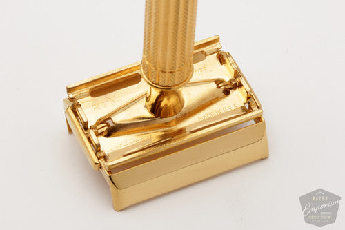1948-51 Gillette Aristocrat Variant TTO Razor 24K Gold Revamp