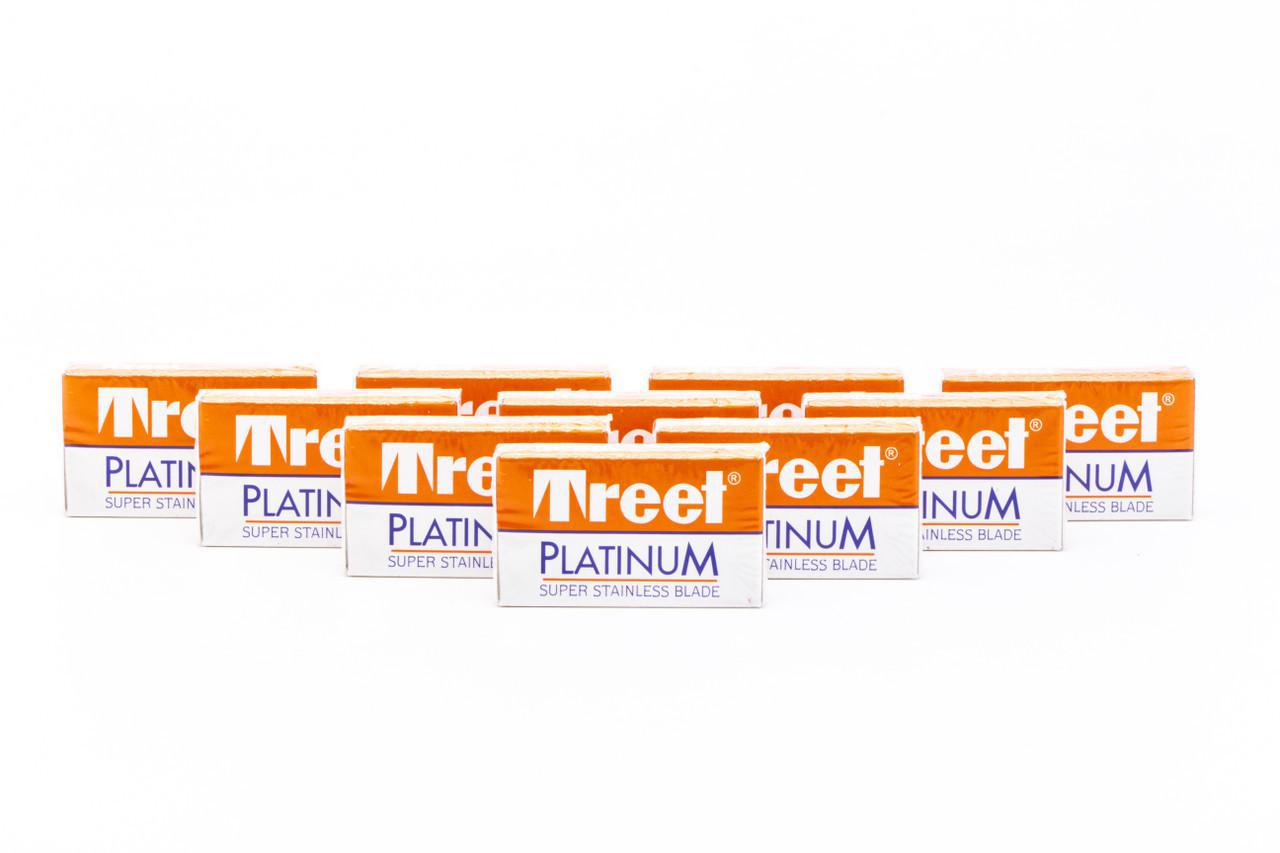 Treet Platinum Super Stainless Double Edge (DE) Razor Blades