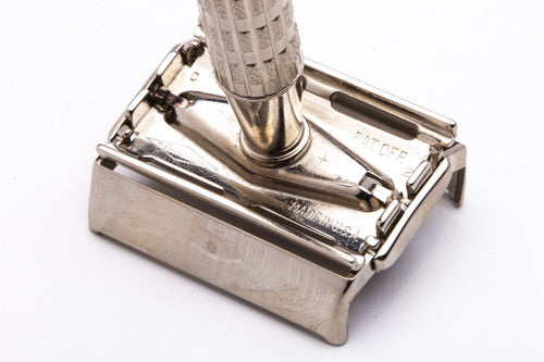 1957 C3 Gillette Red Tip Heavy Super Speed Safety Razor Set | Original Condition