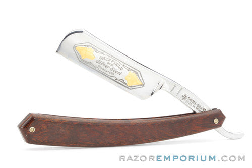 6/8" Thiers-Issard Hollow Ground Stamina Wood Straight Razor