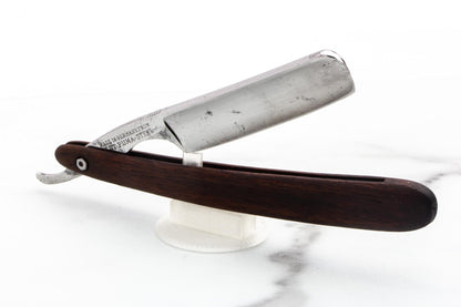 5/8" Vintage Restored Puma No52 Straight Razor with Wood Coffin