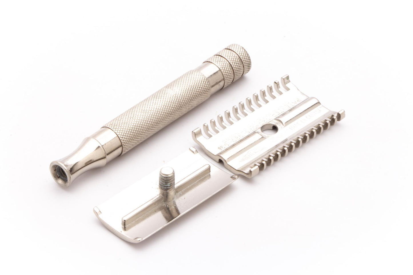 1930's Gillette Canadian NEW Long Comb Double Edge Safety Razor | Factory Nickel Revamp