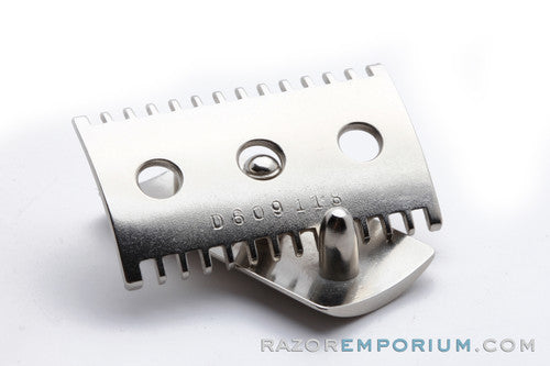 1917 Gillette Old Type Cap & Guard | Factory Nickel Revamp | Universally Threaded
