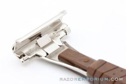 1960's Schick Grip Injector Safety Type L Razor Tennis & Golf Handle - Good