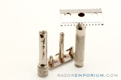 1912 Gillette Single Ring DE Safety Razor  | Nickel Revamp