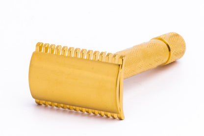 1920's Gillette New Improved Standard DE Safety Razor 24K Gold Revamp