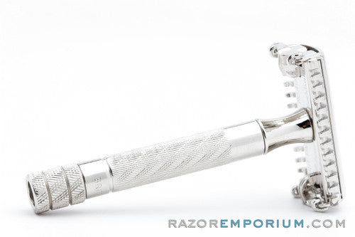 1930's Gillette British Aristocrat #47 Safety Razor - Rhodium Revamp