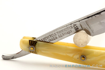 9/16" J.A. Henckels Twin Works #415 Hollow Ground Straight Razor | Solingen, Germany