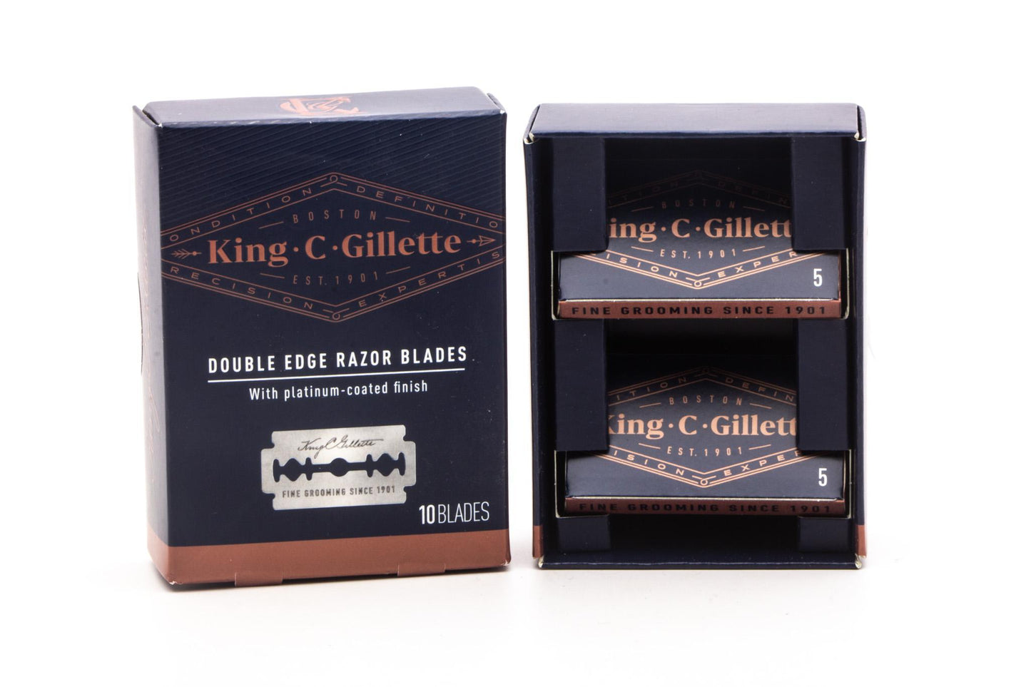 King C Gillette 10ct Double Edge Razor Blades