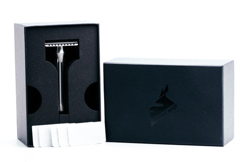 Blackland Blackbird Stainless Steel DE Safety Razor - 85mm