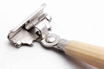 1935-45  Eversharp  Schick Injector Razor Type E  Nickel Revamp