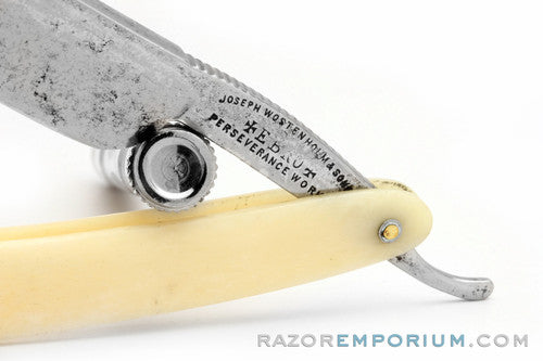 11/16" George Wostenholm & Sons Straight Razor | Bone Scales Sheffield