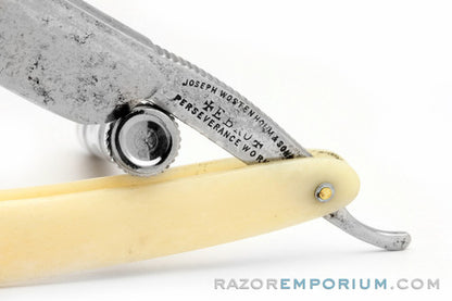 11/16" George Wostenholm & Sons Straight Razor | Bone Scales Sheffield