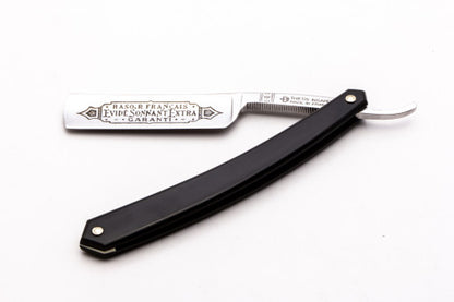 5/8" Thiers-Issard Evide Sonnant Extra Straight Razor | Black Resin