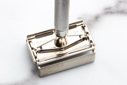 1951 W4 Gillette Black Tip Super Speed in Blue Styrene Case | Original Condition