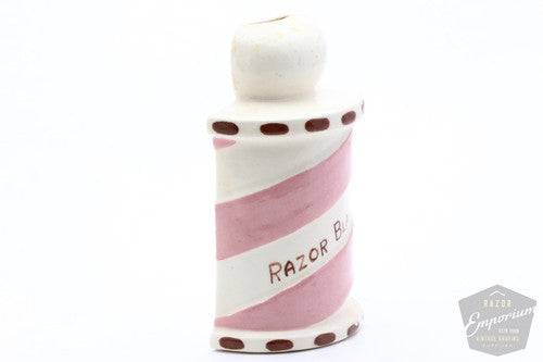 Porcelain Pink Barber Pole | Blade Safe