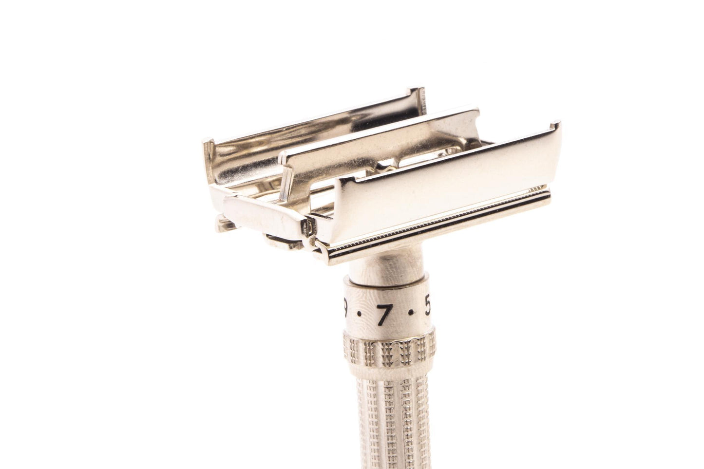 1961 G4 Gillette Slim Adjustable Double Edge TTO Safety Razor  | Factory Nickel Revamp