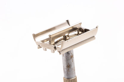 1965 K1 Gillette Champagne Star Lady Gillette Double Edge Safety Razor | Original Condition