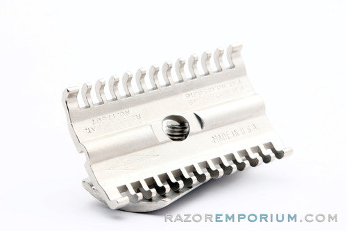 1930's Gillette NEW Long Comb Head | Satin Nickel Revamp | Universally Threaded
