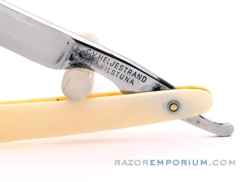 9/16" C.V. Heljestrand Straight Razor Shave Ready | Ekilstuna, Sweden