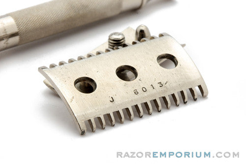1918 Gillette Ball End Old Type Khaki Service DE Razor Set Army Issue