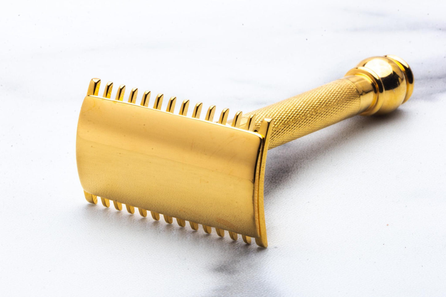 1916 Gillette Old Type Ball End Double Edge Safety Razor | 24K Gold Revamp