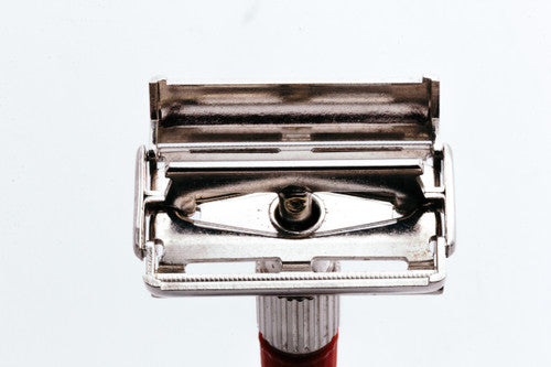 1976 Red Gillette Knack DE Safety Razor | Made in Mexico