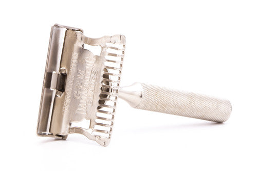 1920's Gem Single Edge Demaskeene Single Edge Safety Razor | Factory Nickel Revamp
