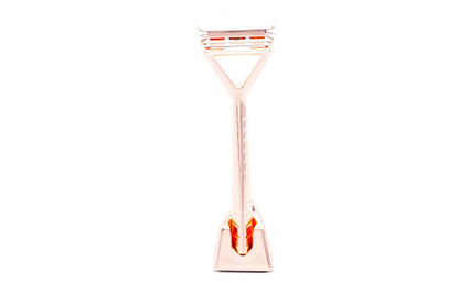 The Leaf Razor Stand | Rose Gold