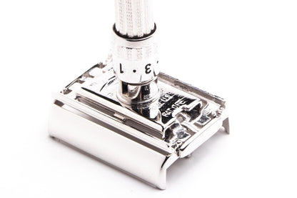 1961 G3 Gillette Slim Adjustable Double Edge Safety Razor | Rhodium Revamp