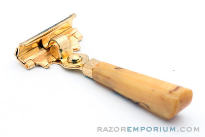 1940's Schick Gold SE Injector Bakelite Handle Set