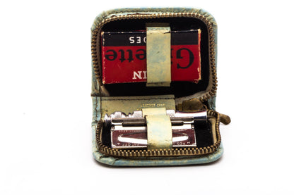 1967 M4 Gillette Travel Tech Double Edge Safety Razor Set | Original Condition