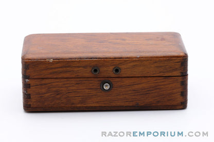 1922 Gillette New Improved Richwood Safety Razor Set - Gorgeous Patina