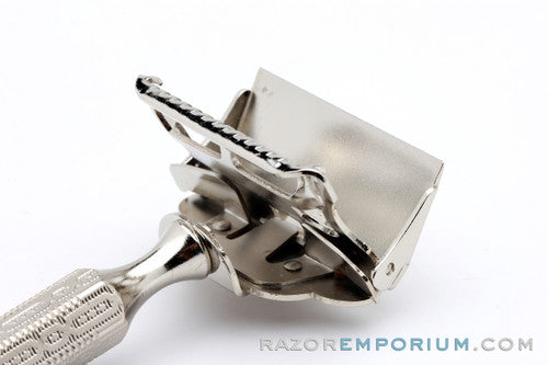 1960's Treet with Gem Chain Handle Style SE Safety Razor | Nickel Revamp