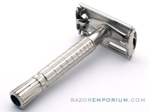 1965 K1 Gillette Flair Tip Super Speed Safety DE Razor | Factory Nickel Revamp
