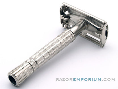 1965 K1 Gillette Flair Tip Super Speed Safety DE Razor | Factory Nickel Revamp