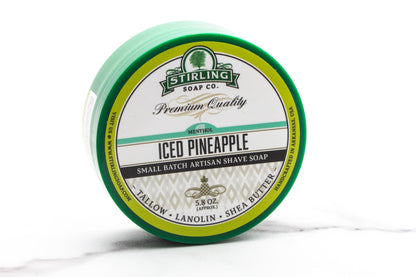 Stirling Shave Co. | Iced Pineapple with Menthol Shaving Soap