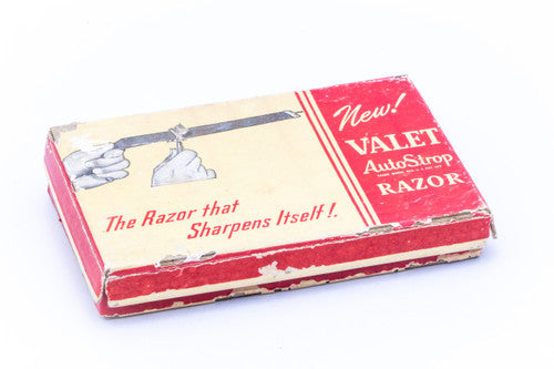 Valet Auto-Strop Razor New Old Stock With Box, Blades, and Strop