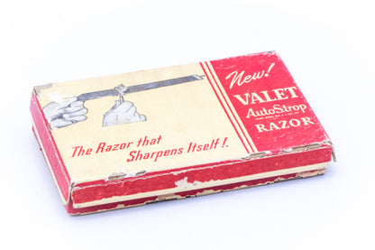 Valet Auto-Strop Razor New Old Stock With Box, Blades, and Strop