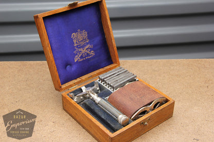 Wilkinson Sword Co. Wedge Style 7 Day Safety Razor Set - Made in England