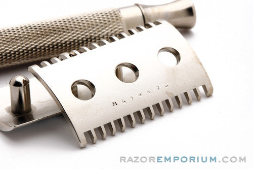 1920's Gillette Old Type Ball End Replica Handle DE Safety Razor | Rare Trademark