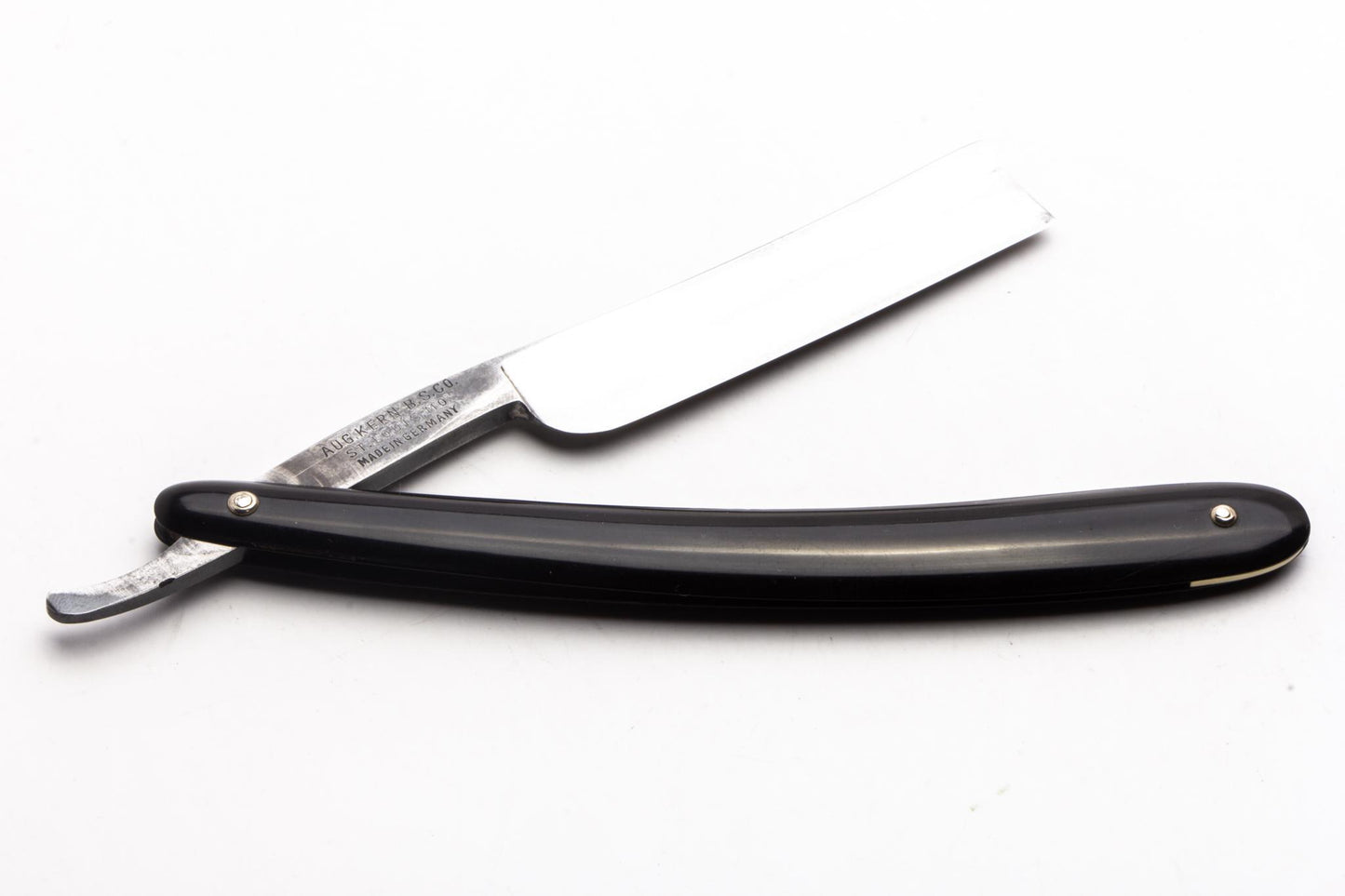 5/8" Vintage Restored Black Diamond Aug Kern B.S Co. Straight Razor