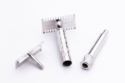 1930s Gillette New Improved  Deluxe Standard/Criterion DE Safety Razor Nickel Revamp