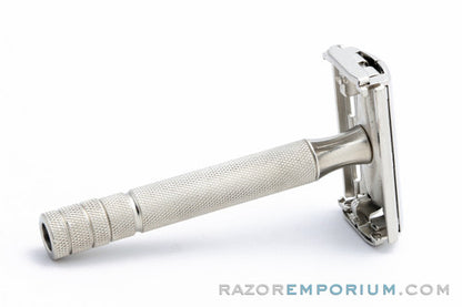 1953 Gillette Super Speed DE Safety Razor Y3 | Factory Nickel Revamp