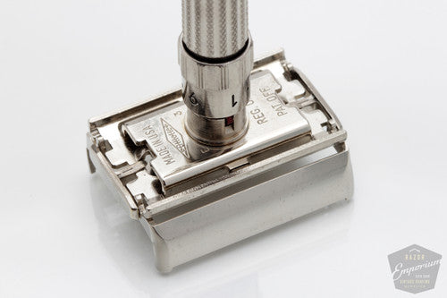 1959 Gillette E3 Fatboy Adjustable Double Edge Set