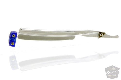 4/8''  Klas Tornblom X Mas Faux Frameback Clear Acrylic Scale Straight Razor