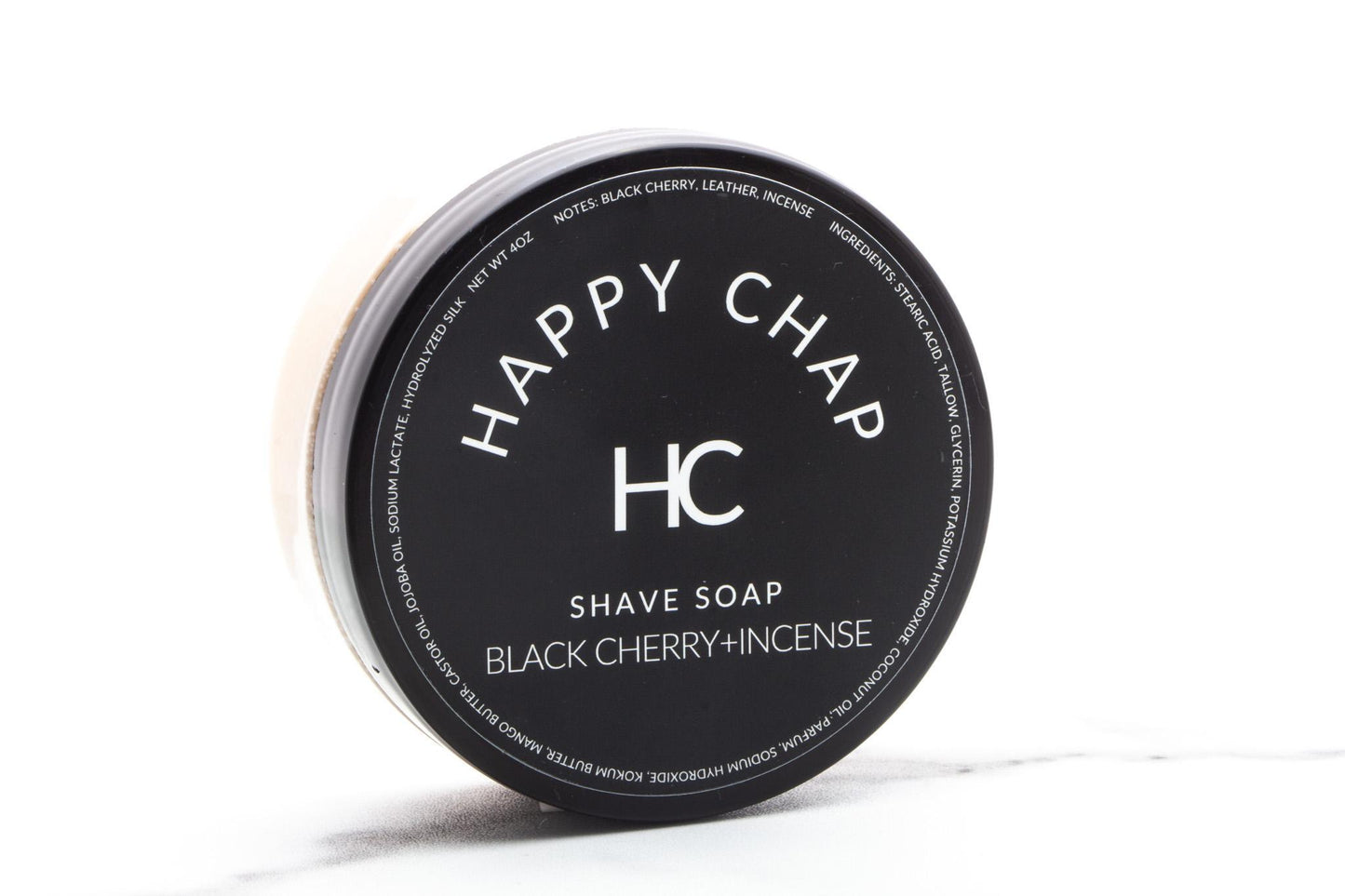 Happy Chap | Black Cherry And Incense Shave Soap