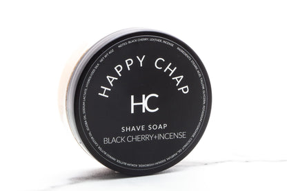 Happy Chap | Black Cherry And Incense Shave Soap