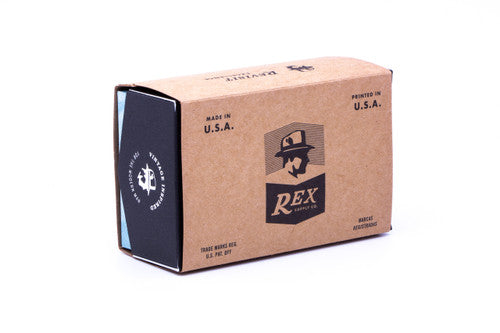Rex Button Cover Box Rex Supply Co. Safety Razor Box ONLY – Razor Emporium