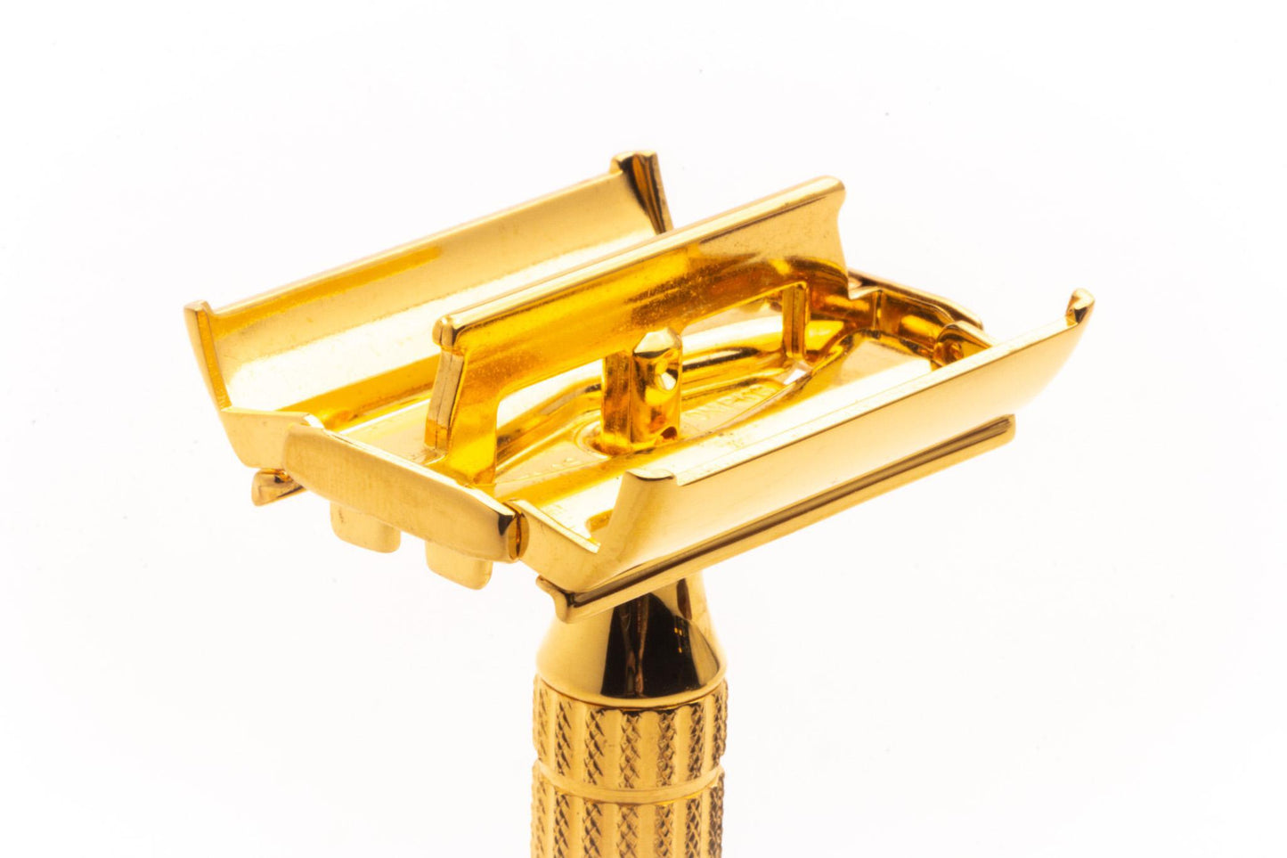 1955 A4 Gillette President Double Edge Safety Razor Set With Blades | 24K Gold Revamp